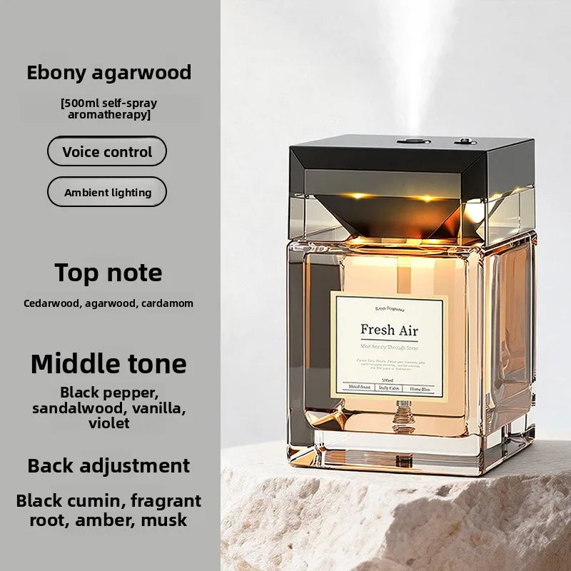 2026New Model Smart Voice Control Aromatherapy Diffuser Reedless Home Fragrance Atmosphere Light Essential Oil