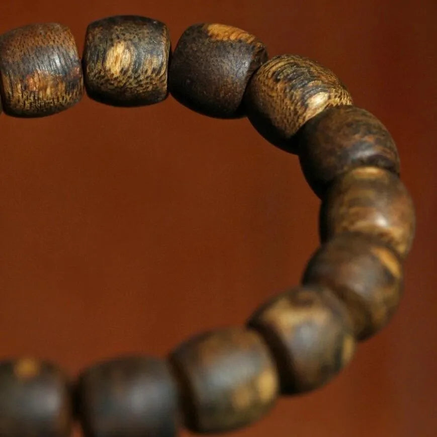 Wooden Kyara Agarwood Prayer Bracelet for Men Women