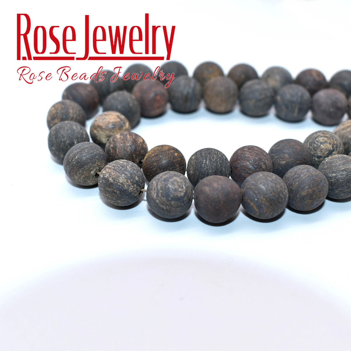 Matte Natural Bronzite Stone Beads Round Loose Spacer Beads For Jewelry Making DIY Bracelets Necklace 15'' Strand 4/6/8/10/12 mm