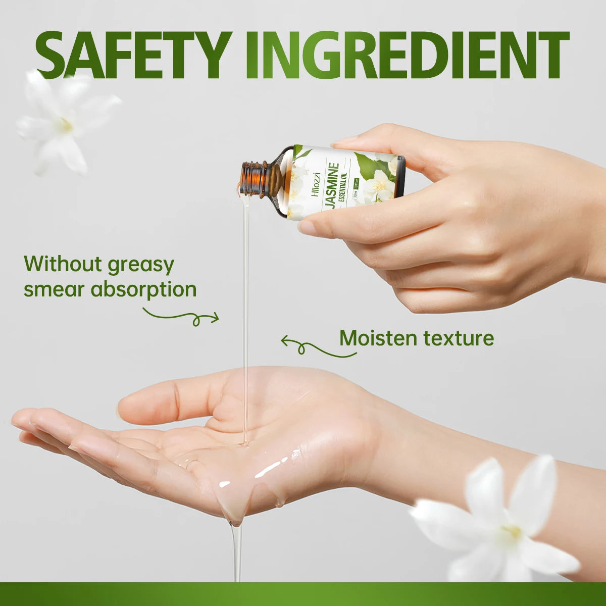 100ml/60ml/30ml Jasmine essential oil Aromatherapy Multifunctional essential oil Various scenes Rich in flavor Hydrating