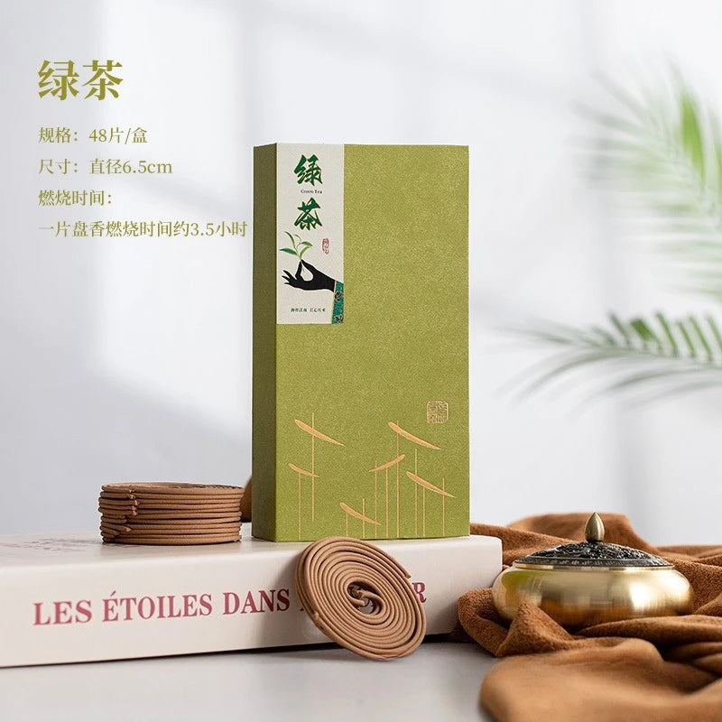 Long Lasting Indoor Home Aromatherapy Coil Incense Sandalwood Agarwood Floral Scent Deodorant for Goose PearChamberOsmanthus