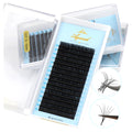 AGUUD Individual Faux Mink Eyelashes 16 Rows Black