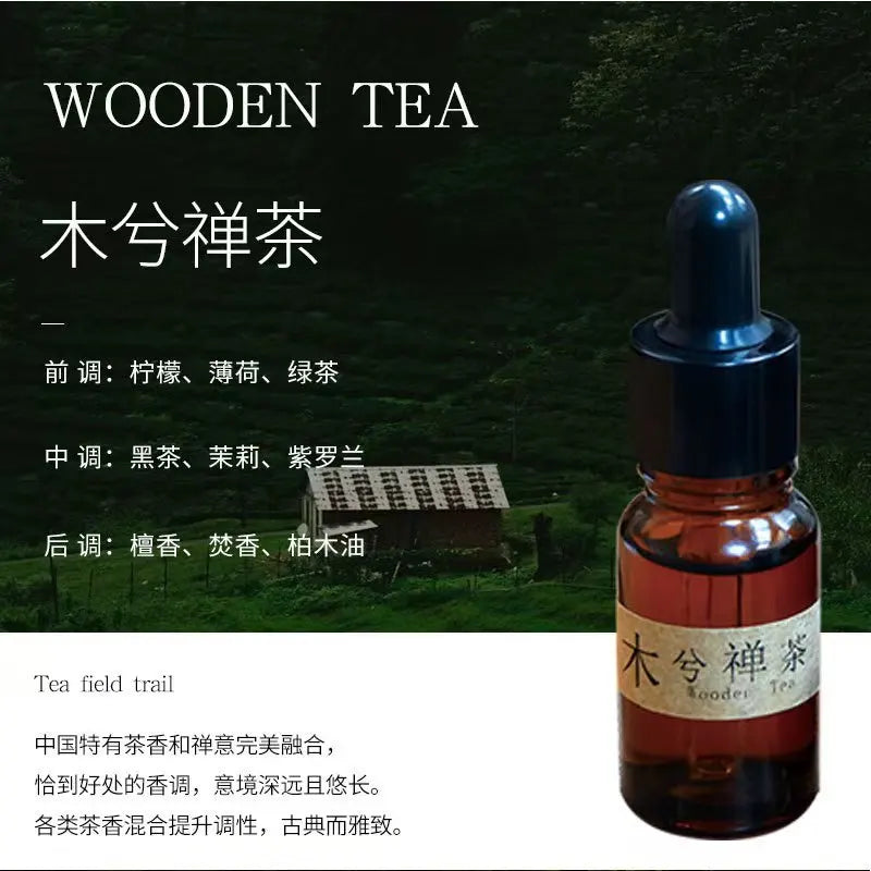 Firewood Pile Shape Wood Diffuser Essential Oil Reedless Aroma Diffuser Car Home Bedroom Fragrance Desktop Ornament Souvenir Gif