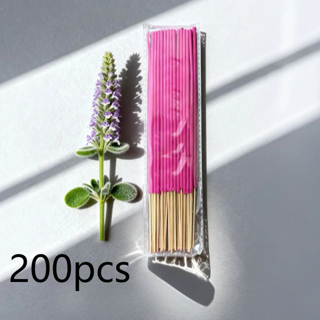 50/100/200/400/800 Pieces, Patchouli and Sandalwood Incense Sticks, Bamboo Stick Incense, Patchouli Scent for Odor Removal, Long-Lasting Fragrance, Suitable for Yoga and Meditation