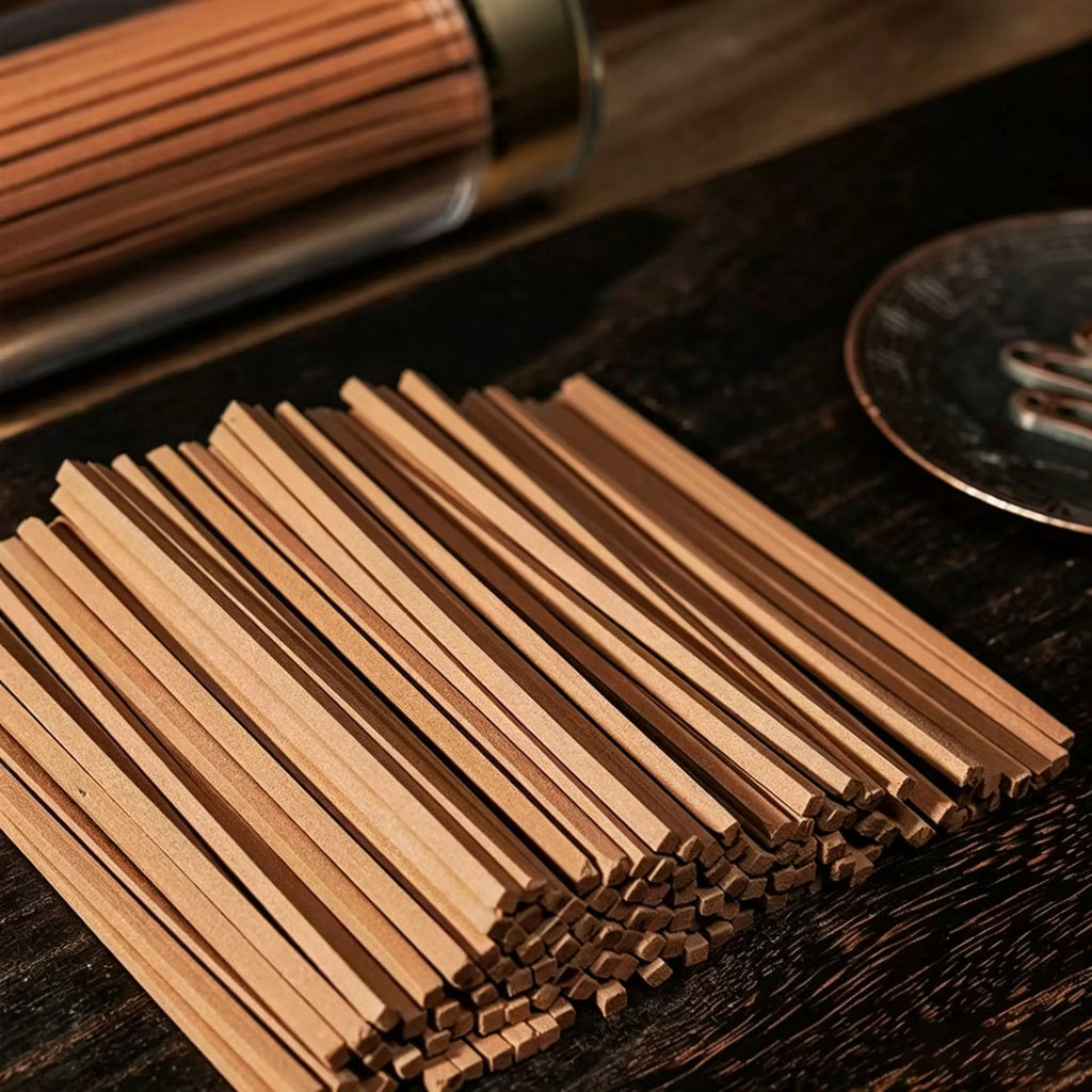 One Can Contains about 100 Pieces of Canned Western Incense Sticks, Traditional Handmade, with Long-Lasting Fragrance and a Long Burning Time, Suitable for Home, Office, and Entertaining Guests, Freshening and Purifying the Air, Calming the Mind