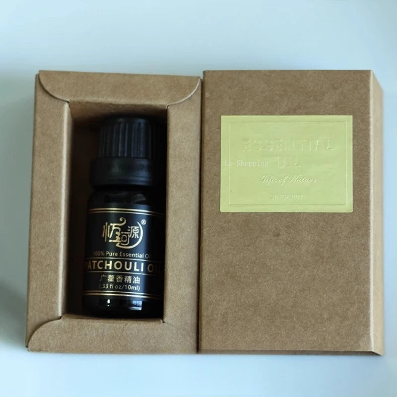 10ml Patchouli Essential Oil Indian Pure Plant Pure Essential Oil Household Indoor Purify The Air Calm The Mind and Aid Sleep