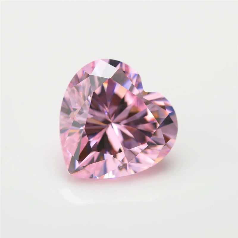 Size 3x3mm-12x12mm AAAAA Heart Cut Multi Various Color Cubic Zirconia Stone Loose CZ Synthetic Gems Beads For Jewelry