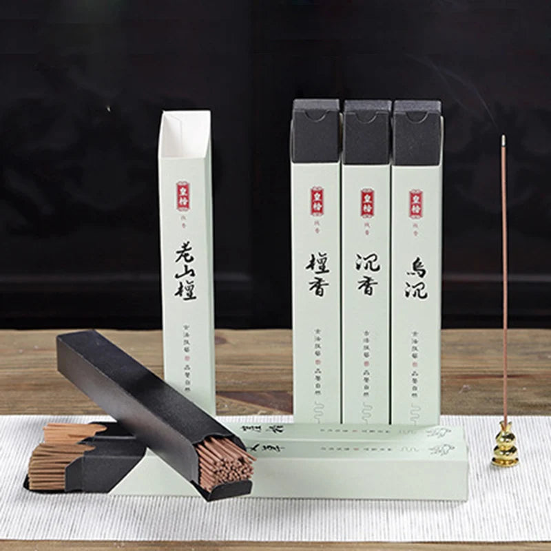 Sandalwood Incense Sticks for Relaxation & Sleep - 120 Sticks of Calming Agarwood Scent for Zen Home Meditation Aromatherapy