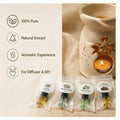 SPLYMCZEN Mini Botanical Essential Oil Collection 2ml Blue Lotus Agarwood Neem  Mugwort Aromatic Oil for DIY Soap Candle Making