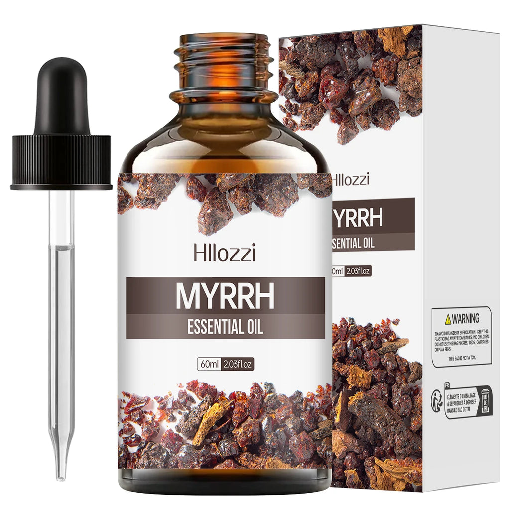 100ml/60ml/30ml Myrrh Essential Oil Skin care essential oils Suitable for all skin types Long-lasting fragrance Aromatherapy