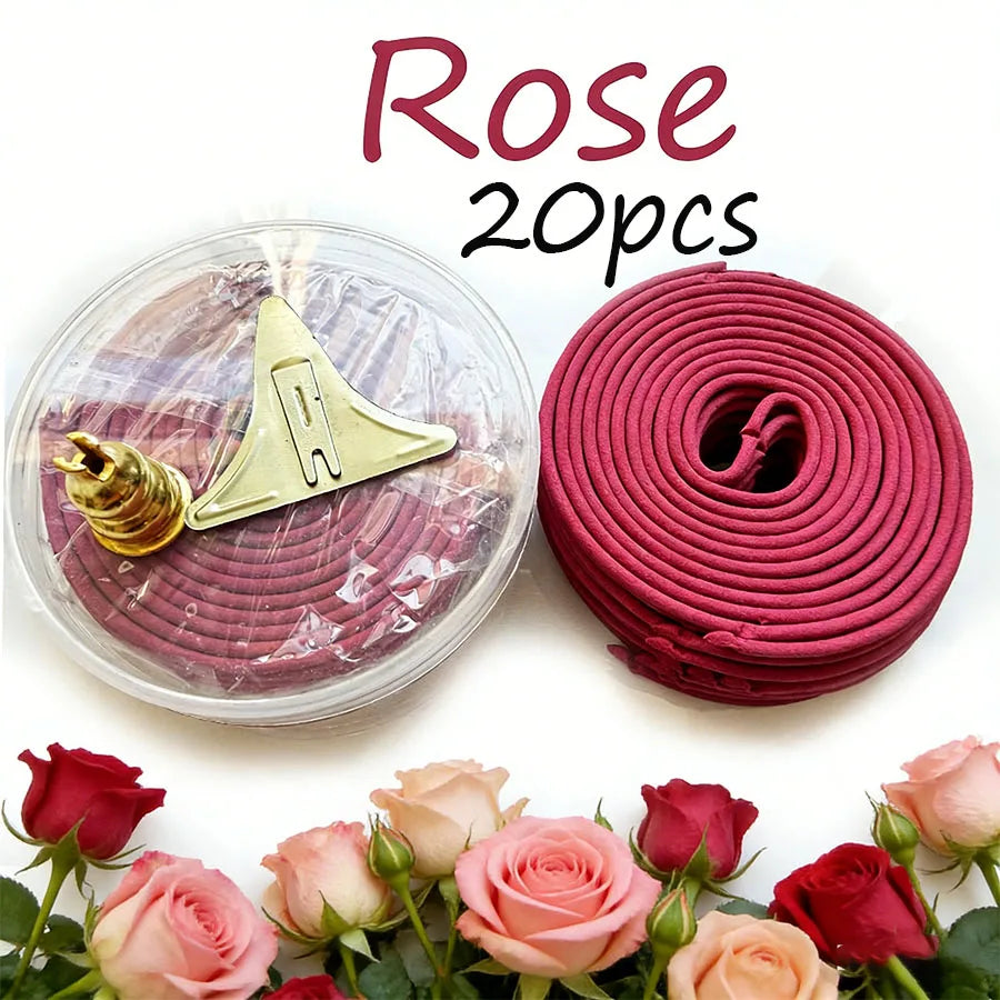 100 Mixed Spiral Fragrances, Including Lemongrass, Rose, Jasmine, Lavender, and Dragon Blood Incense Coils, Are the Best Choice