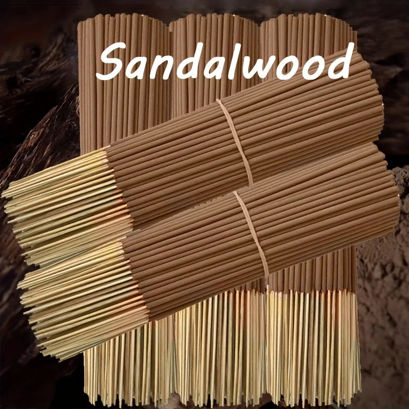 16/41/77/107/167Pcs, Sandalwood Incense Sticks, 22.0cm , Suitable for Yoga and Meditation, Purifies the Mind, Eliminates Negative Energy, Ideal for Hotels and Parties, Travel-Friendly, Meditation Aid |   Sandalwood Scent