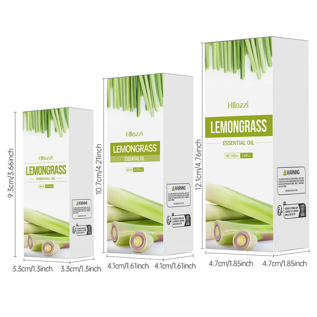 Lemongrass essential oil is suitable for various uses, fresh scent, humidifiers, candles, burners, aromatherapy