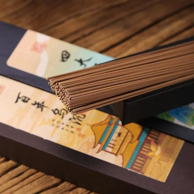 Hot Trending Wuchen Incense Sticks, Natural Agarwood Incense, Deep Woody Scent for Home Meditation Yoga