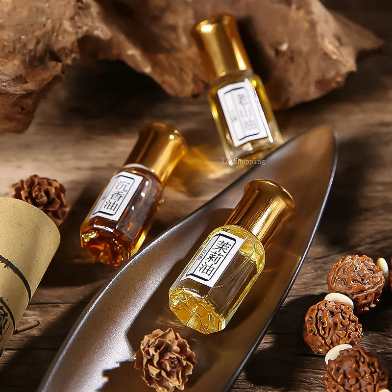 3ml Natural Agarwood and Sandalwood Essential Oil/Indoor Incense Burner Incense Purifies The Air Calms The Mind and Helps Sleep