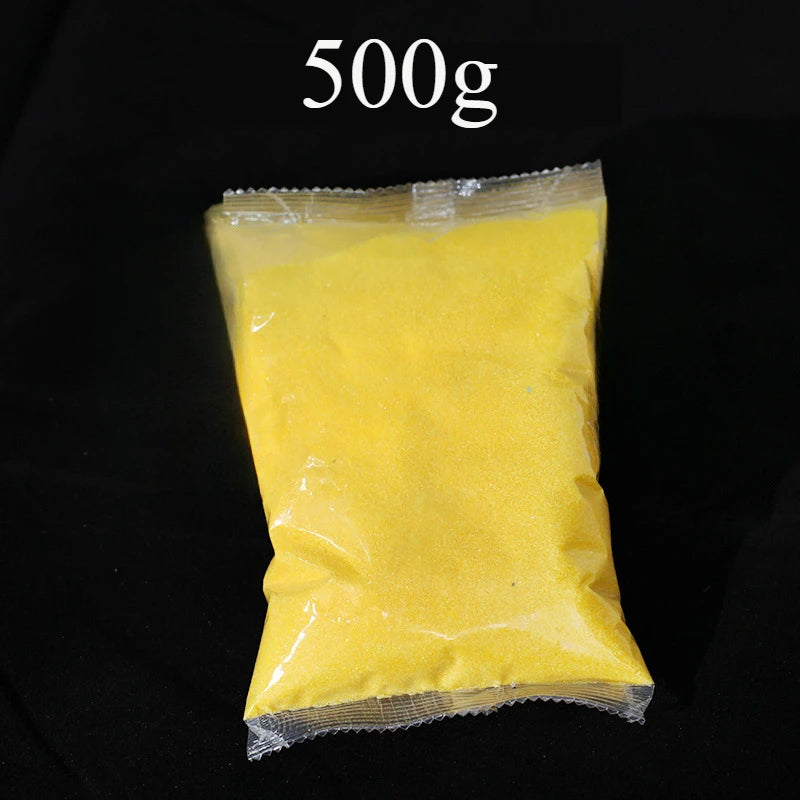 Golden Sand Powder Special Sand Jin Yuming Sand Emery for Home Indoor Incense Burners Ideal for Inserting Incense and Worship