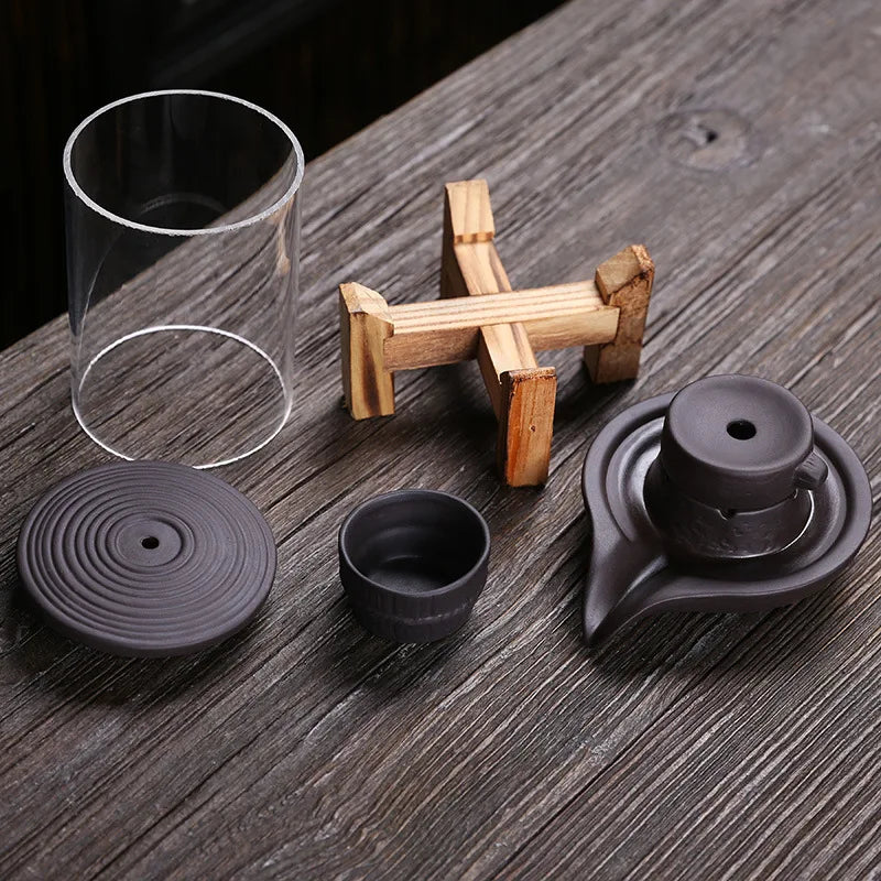 Retro Time Runs Back Flow Incense Stove Creative Home Decoration Grinding Plate Waterfall Crafts Odor Removal Aromatherapy Stove
