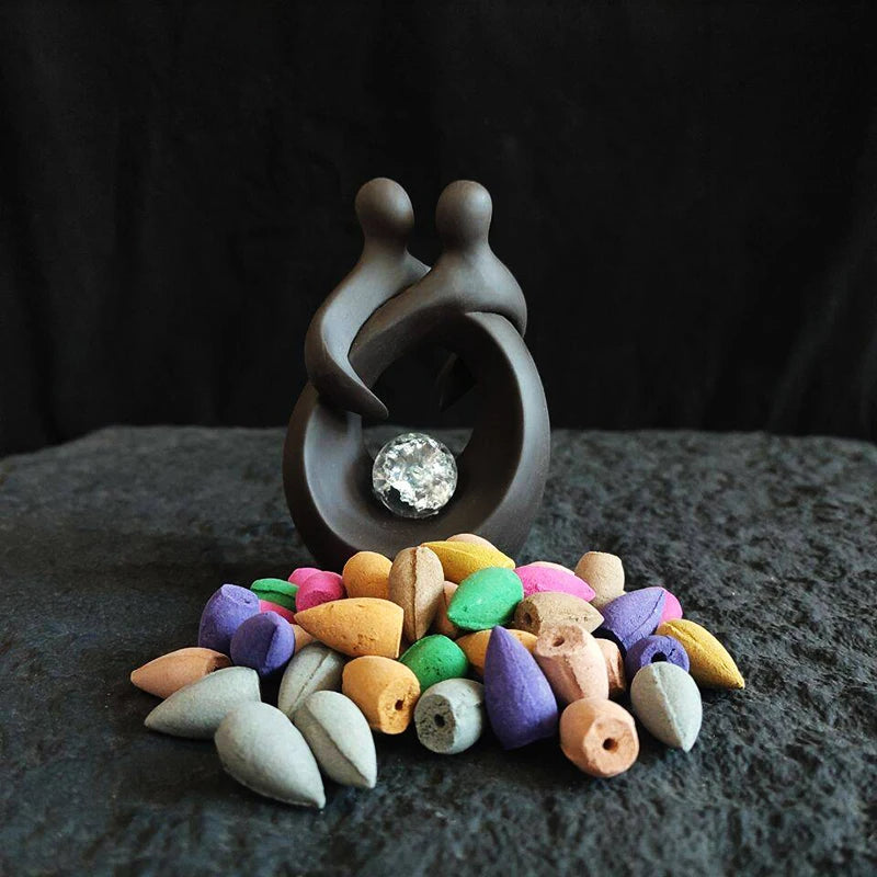 Backflow Incense Cones Rose Waterfall 10/20/50Pcs