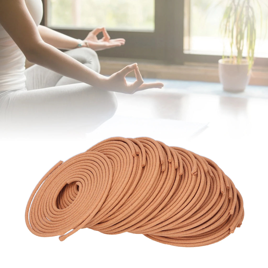 120Pcs Incense Coil Study Aromatherapy Agarwood Home Decor Indoor Aroma Meditation Supplies