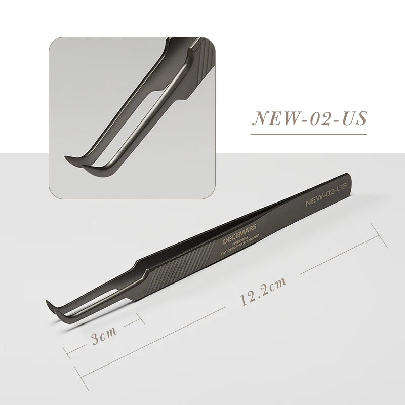 DeceMars New Type Eyelash Extension Tweezers .