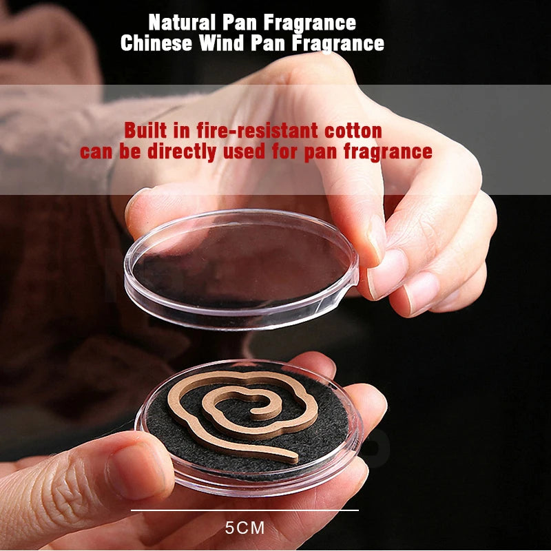 20pcs Cloud Incense,Built-in fireproof cotton,Sandalwood Goose Pear Court fragrance,Aid meditation Purify air,living room hotel