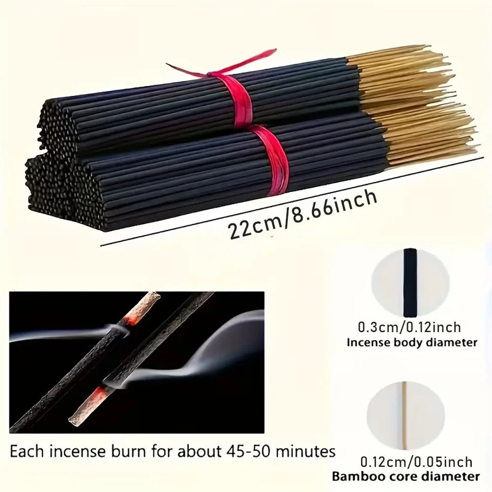 30/70/170/250/400/700/1500 Japanese Cherry Blossom Incense Sticks, Long Burning Time, Smooth and Clean, Suitable for Home, Kitchen and Restaurant