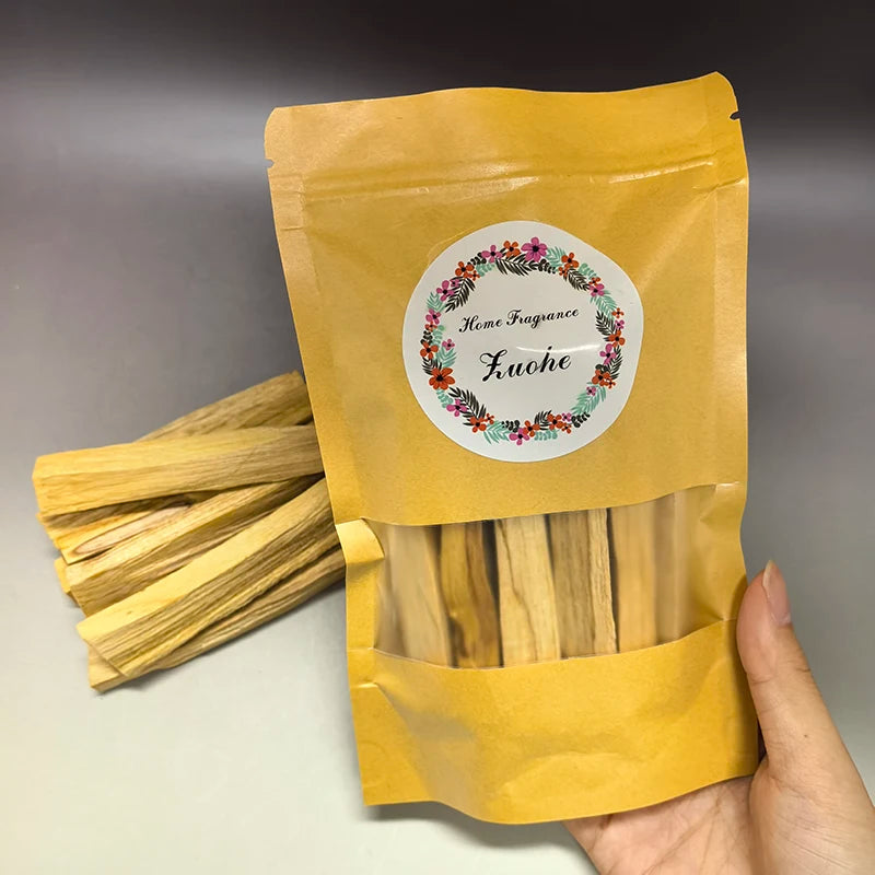 10PCS Palo Santo Natural Incense Sticks,Zuohe Palo Santo Stick High-oil Smell of Old Materials,for Yoga Buddha Aromatherapy Home
