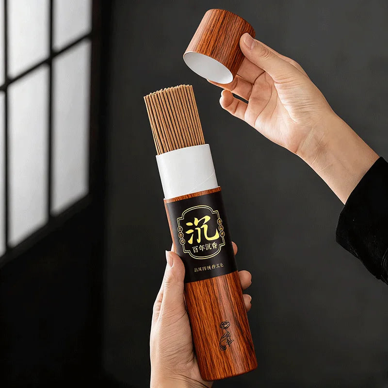 Natural 400pcs/lot Sandalwood Incense Sticks 21cm Eaglewood Wormwood Drove Mosquitoes Stick Incense Get Fortune About 200g