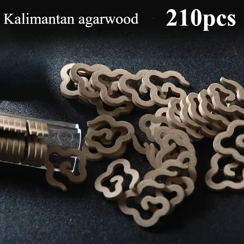 5 Bottle of Small Xiangyun Coiled Incense Nha Trang Agarwood and Sandalwood Ambergris, Multiple Scents (42 Pieces Per Bottle)