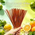 Citrus-Scented Incense Sticks, 22.0cm - Long-Lasting Fragrance, Natural Wood Scent, Suitable for Yoga, Meditation, Relaxation, and Sleep Aid - Perfect for Home Decor, Hotels, and Spas