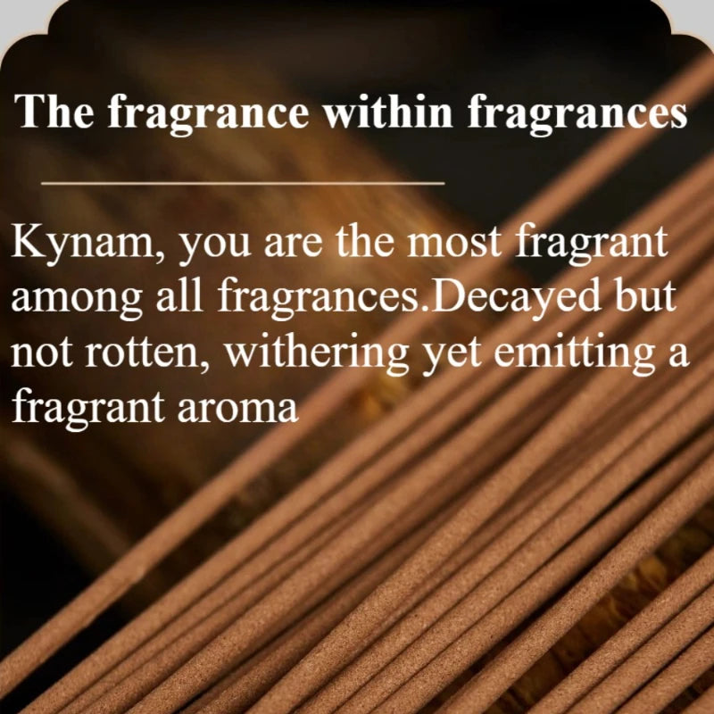 Yingge Green Qinan Agarwood Stick Incense Relax Mind A Sweet Floral Aroma Soothe Bedroom/Yoga Room Clean Air Stick Incense