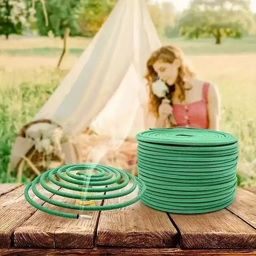 Lemongrass & Lavender Essential Oil Coils Aromatherapy for Meditation Yoga - Long Burning for Outdoor Poolside Patio Porch Deck
