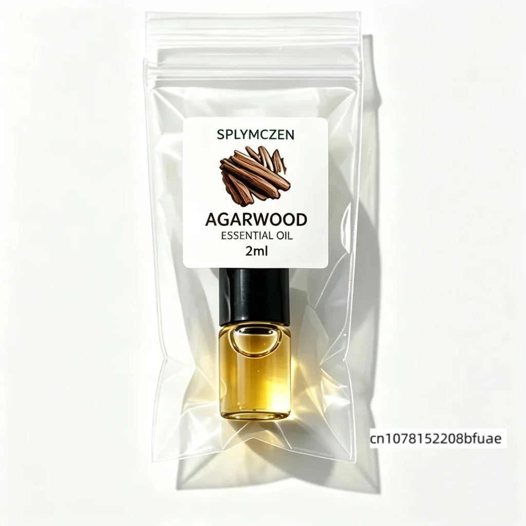 SPLYMCZEN 2ml Mini Botanical Aromatic Oil Set Agarwood Neem Blue Lotus Mugwort For DIY Soap Candle Making