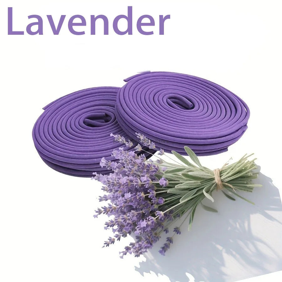 50 Single Disc Natural Lavender Coil Incense Home Office Study Hotel Yoga Meditation Soothing Body and Mind Lasting Fragrance