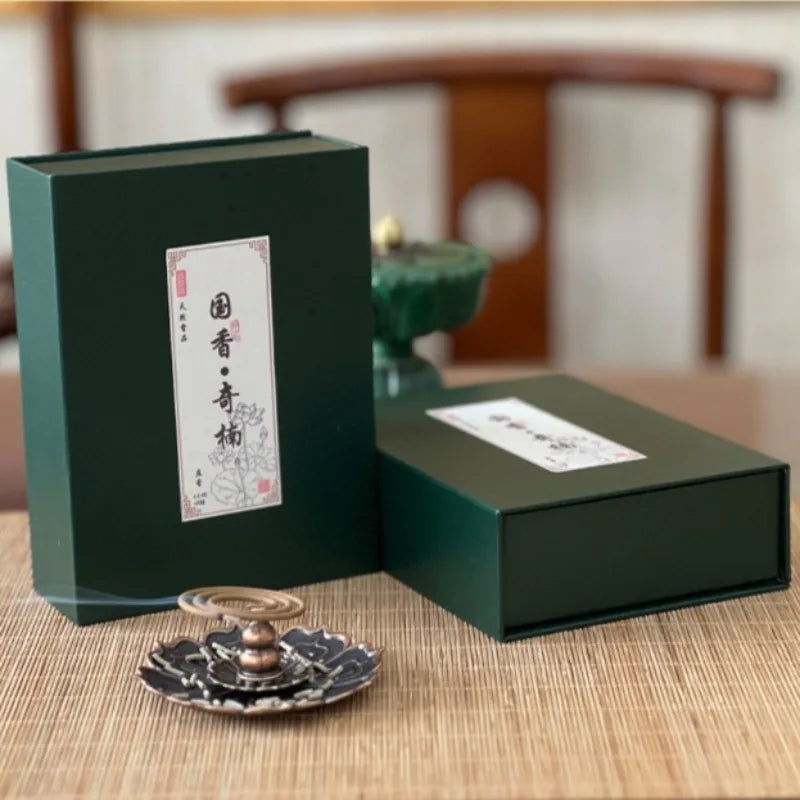 2/4 Hours Qinan Coil Incense Natural Agarwood Household Indoor Aromatherapy Yoga Meditation Soothing Spirit Lasting Fragrance