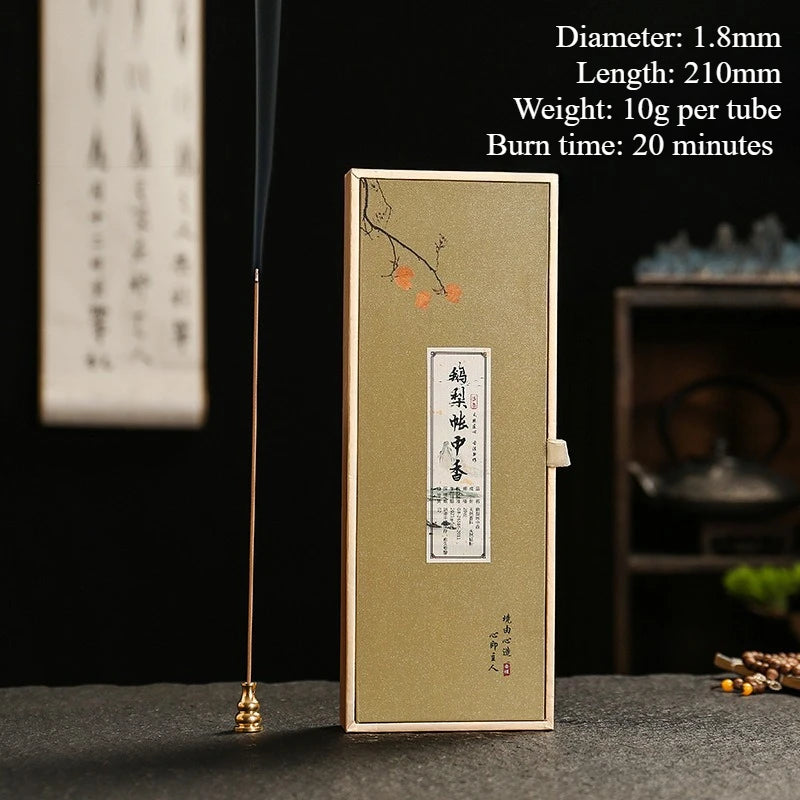 Natural Incense Sticks Sandalwood Agarwood Osmanthus High-end Gift Box Set Household Temple Worship Promotes Sleep Joss Stick