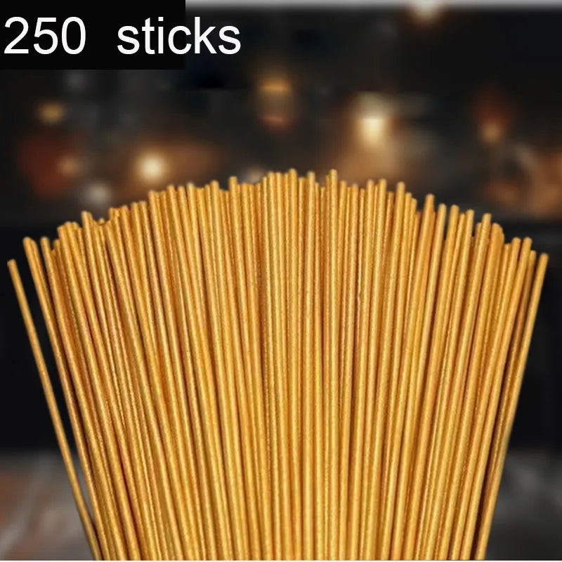 500pcs/1000pcs per Pack Natural Incense Sticks 32cm Sandalwood Golden Roll Money Joss Stick Incenses