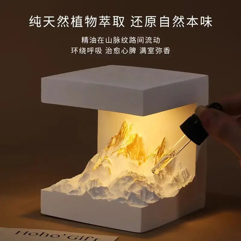 Climbing tide Rizhao Jinshan aromatherapy ornament bedroom high-end aromatherapy gift box fragrance diffuser stone creativity
