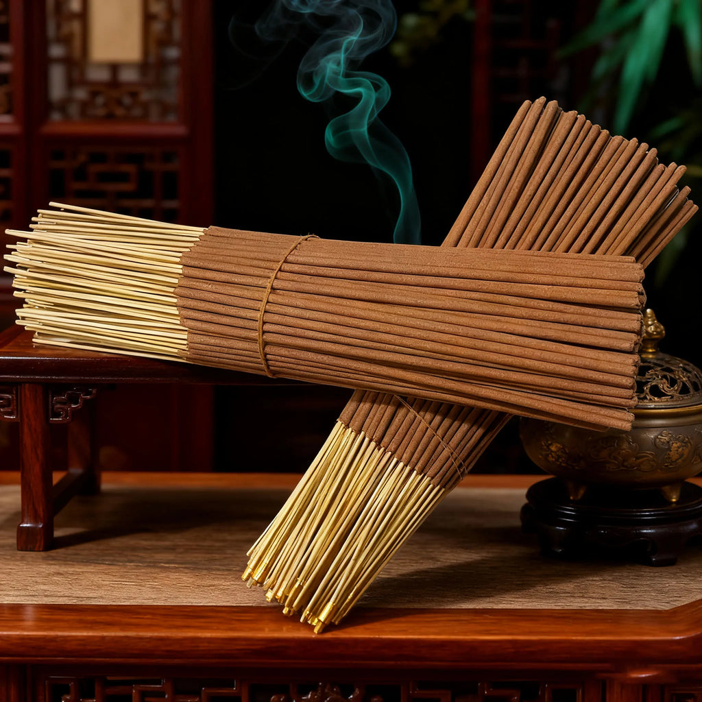 20/50/100/200/400 Sticks, Sacred Wood Incense Sticks, Natural Sandalwood Scent, Healthy and Harmless Home Decor Incense, Safe and Long-Lasting, with a Pleasant Aroma, Suitable for Relaxing in Living Rooms, Study Rooms, Bedrooms, Etc., a Convenient Choice