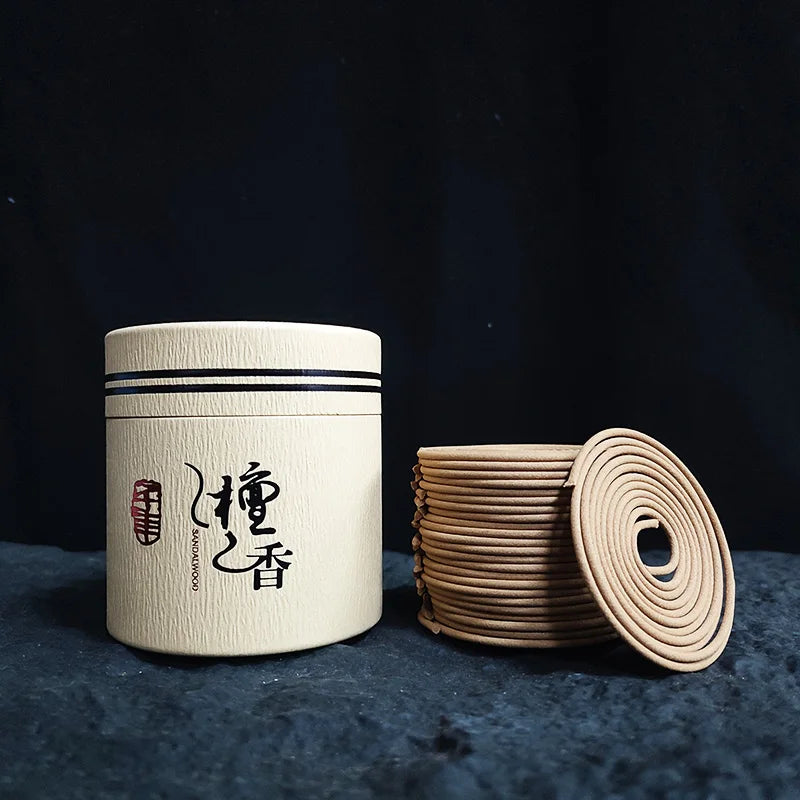 Natural Lavender Sandal Coil Incense 48pcs/box Indoors Living Room Scents Meditation Fragrance Tibetan Indian Incense Coils