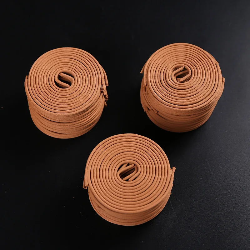 Sandalwood Agilawood Magnolia Incense Coil Household Temple Worship Study Meditation Calms Mind Promotes Sleep Removes Odors