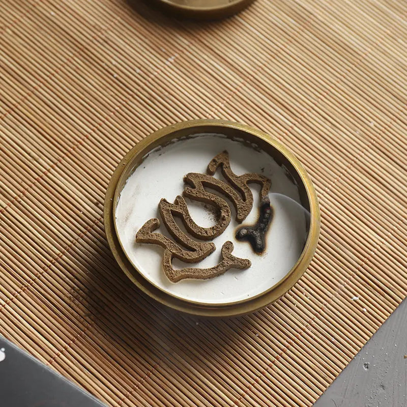 Laoshan Sandalwood Agarwood Red Cypress Incense Powder Invigorating Spirit Soothing Mind Purifying Air Household Tea House Home