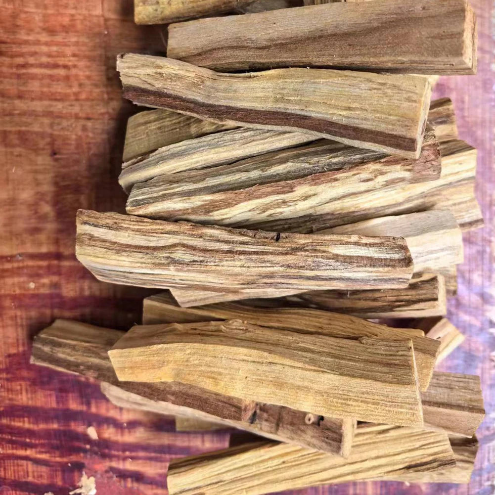 Palo Santo Natural Incense Sticks Purifying Healing Natural Crude Wood Strips Smudge Sticks for Home Living Room