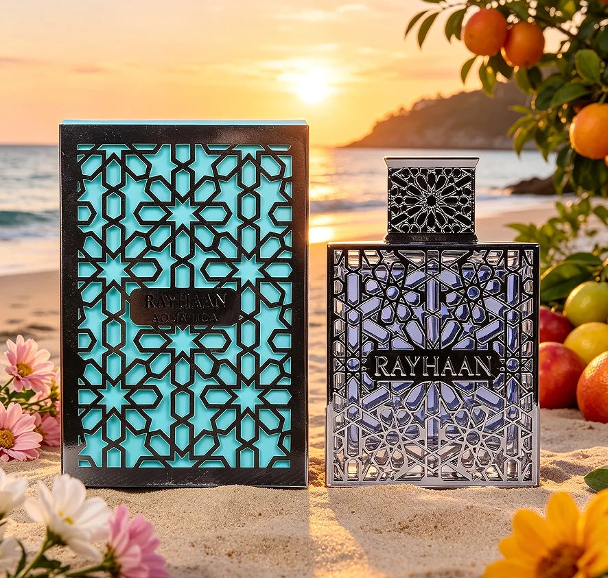 RAYHAAN seven neutral perfume, 3.4oz100ml, a variety of styles, fragrance choices, lasting fresh flowers and fruits, charming, unique, suitable for daily commuting, parties and other venues