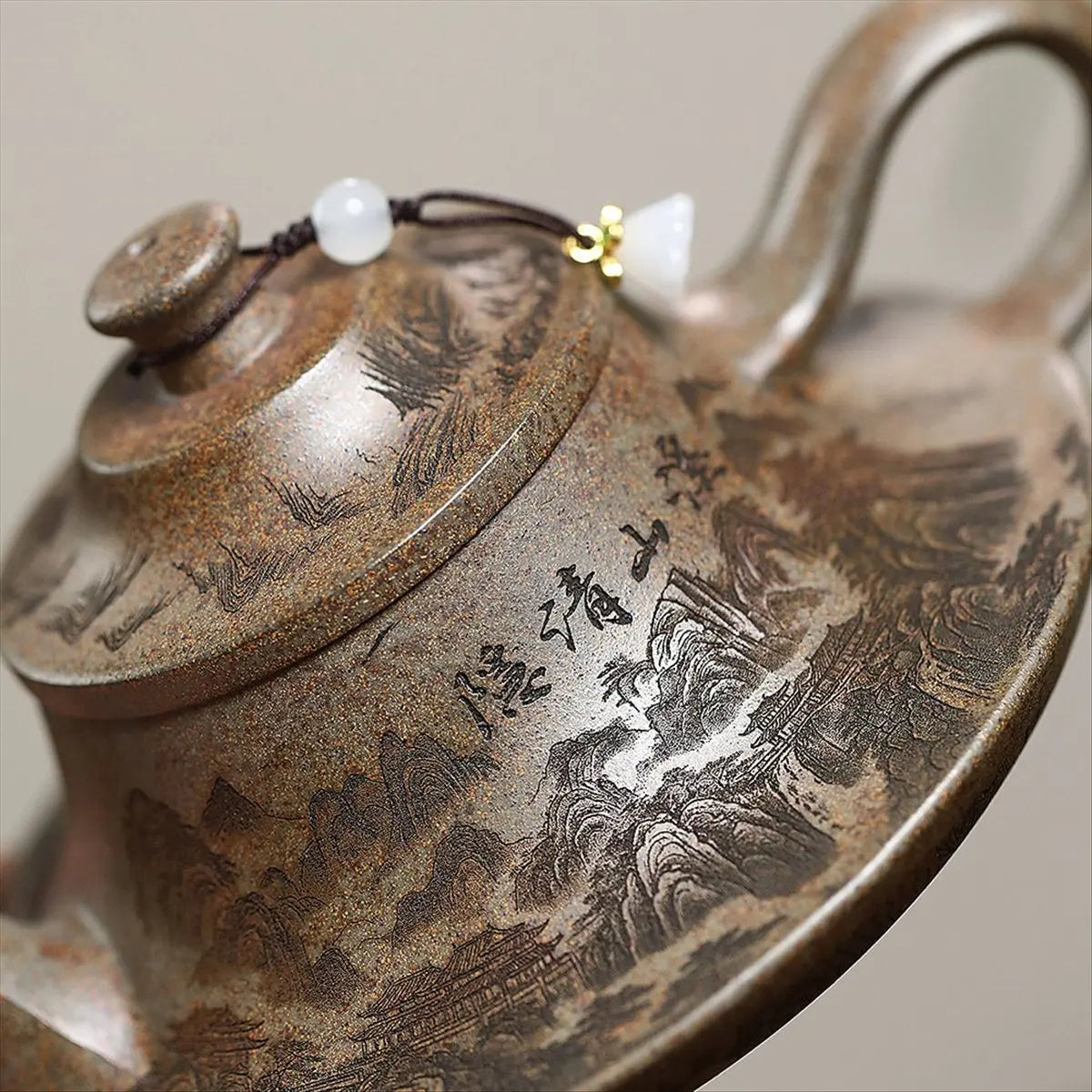 A08I Clay Teapot, Ore, Agarwood Mud, Wood Burning, Cloud Furnace, Teapot, Teapot, Chinese Tea Set Ceramic Teapot