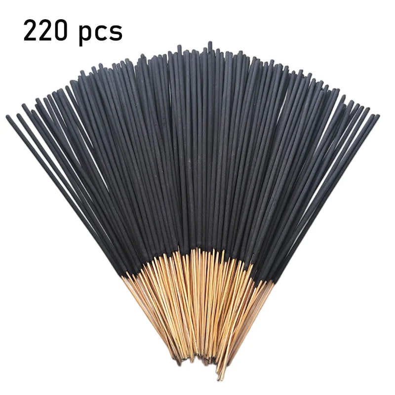 33/55/100/220/666pcs/lot Natural Japanese Black Cherry Blossom Incense Sticks 22cm Long Last Home Scents Bulk Sale Stick Incense