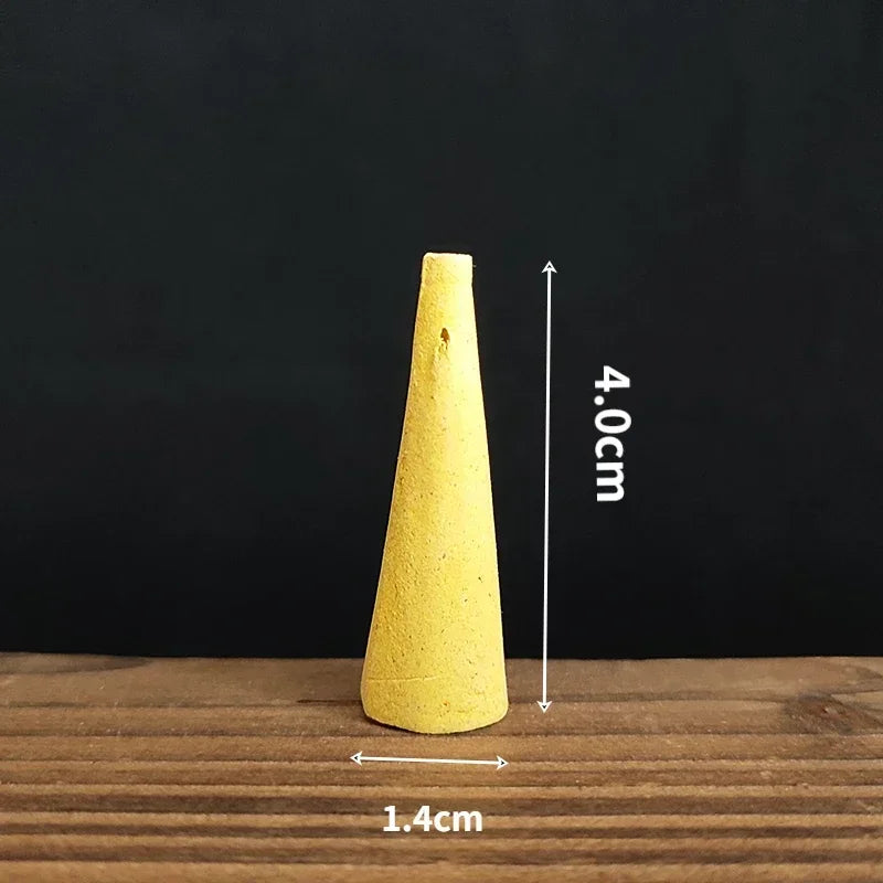 Natural 50/100g Oversized Backflow Incense Cones 20 Minutes Lavender Reflux Tower Incense Jasmine Sandalwood Scents for Home
