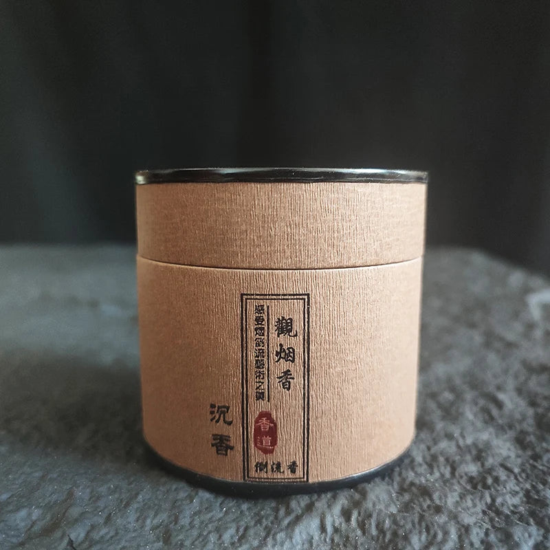 45pcs/Box Natural Backflow Incense Cones Sandalwood Wormwood Reflux Tower Incense in Box Suitable for Tea Room Yoga Room