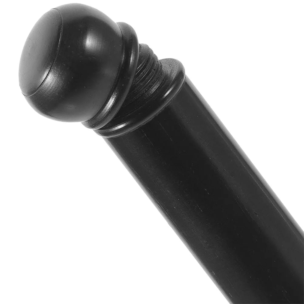 2Pcs Ebony Wood Incense Stick Tube Holder Elegant Screw Cap Design for Sandalwood Agarwood Storage Home Office Meditation Decor