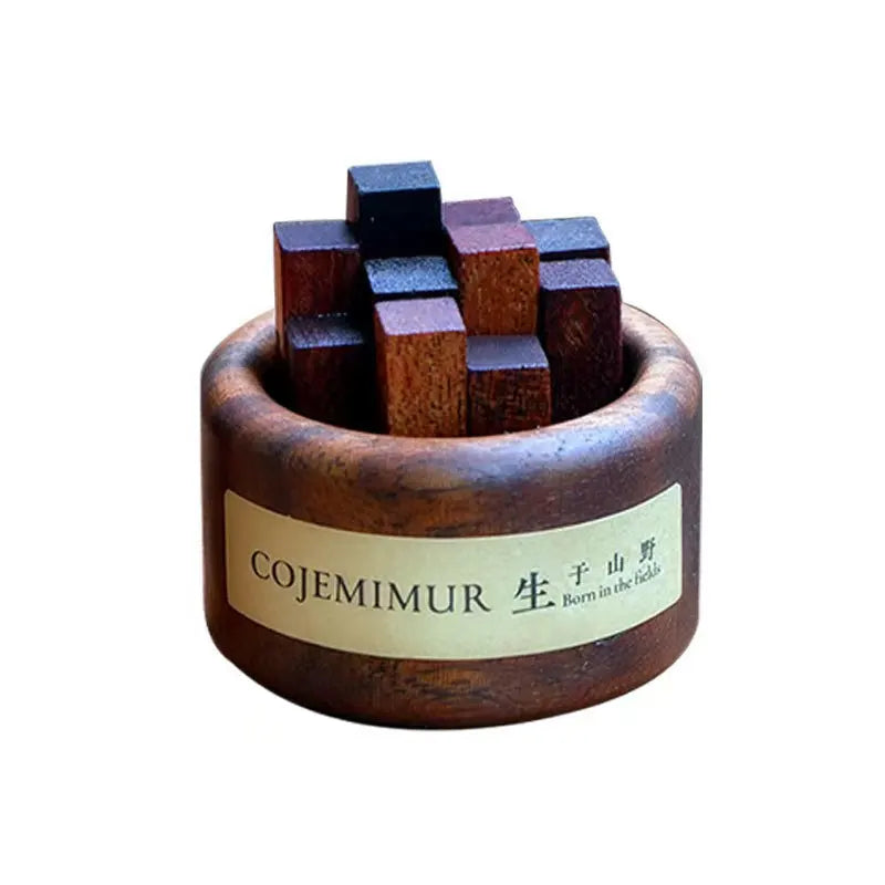 Firewood Pile Shape Wood Diffuser Essential Oil Reedless Aroma Diffuser Car Home Bedroom Fragrance Desktop Ornament Souvenir Gif